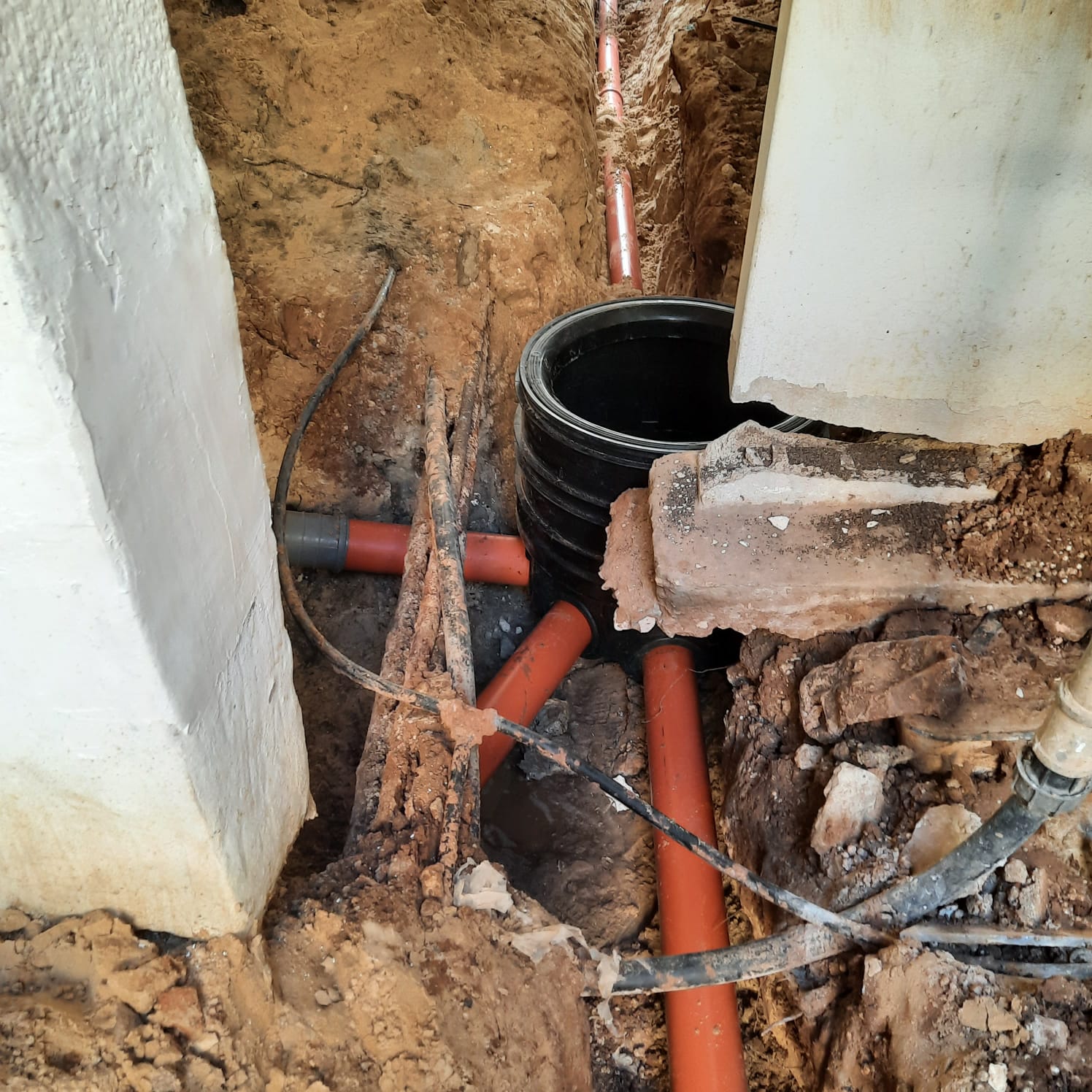 צנרת ביוב חדשה אחרי החלפה בבת ים